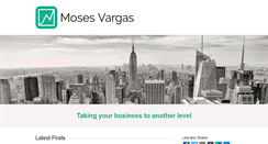 Desktop Screenshot of mosesvargas.com