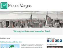 Tablet Screenshot of mosesvargas.com